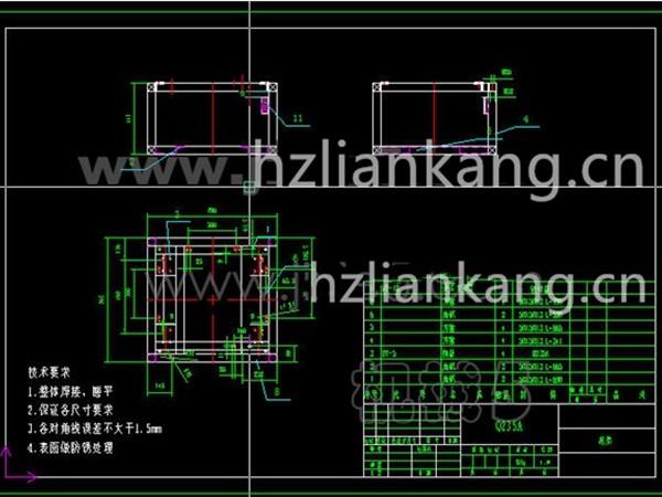 博物馆展柜CAD图