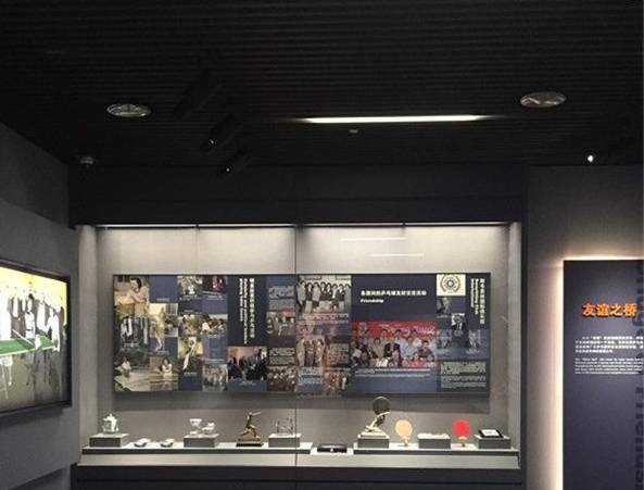 博物馆沿墙展柜